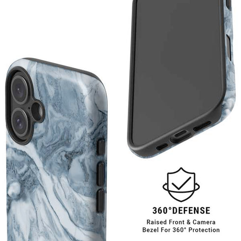 Ocean Blue Marble iPhone 16 Plus Magsafe Impact Case